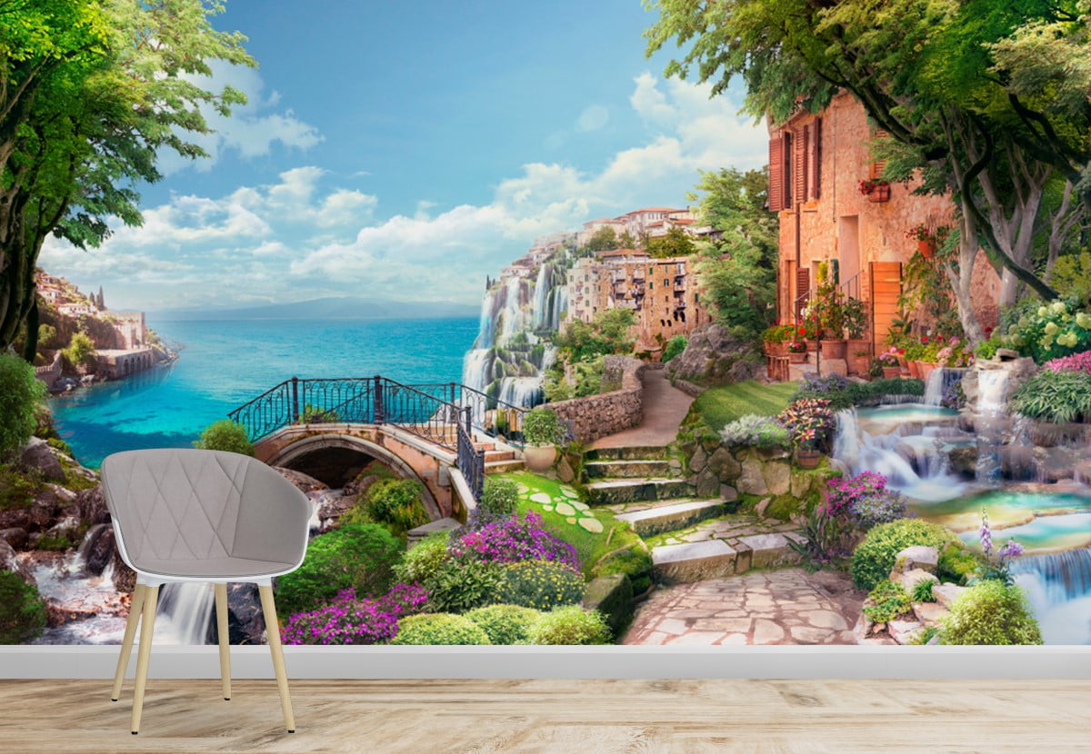 Italy Sea Landscape Wallpaper, Ramos And Sons Landscaping
