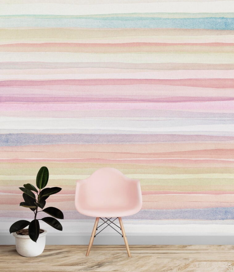 designed art background used watercolor lines wallpaper