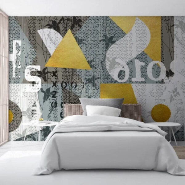 Geometric Wallpaper | Shape Wallpaper | Cubic Background Wall