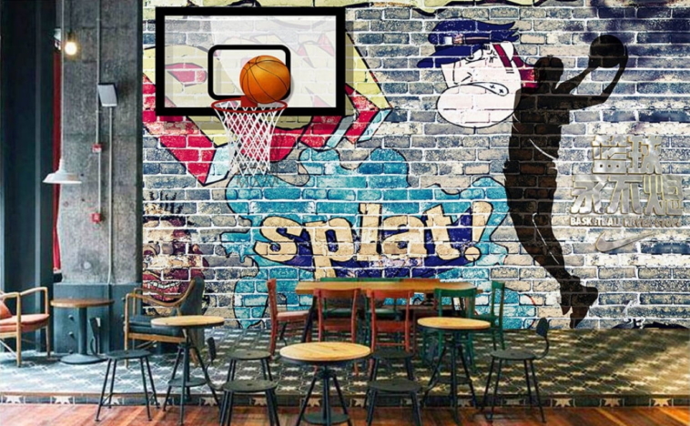 Basketball Wall Murals Wallpaper