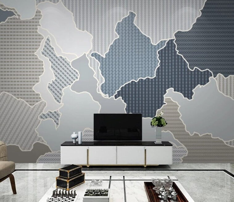 Abstract Continental Wall Murals Wallpaper