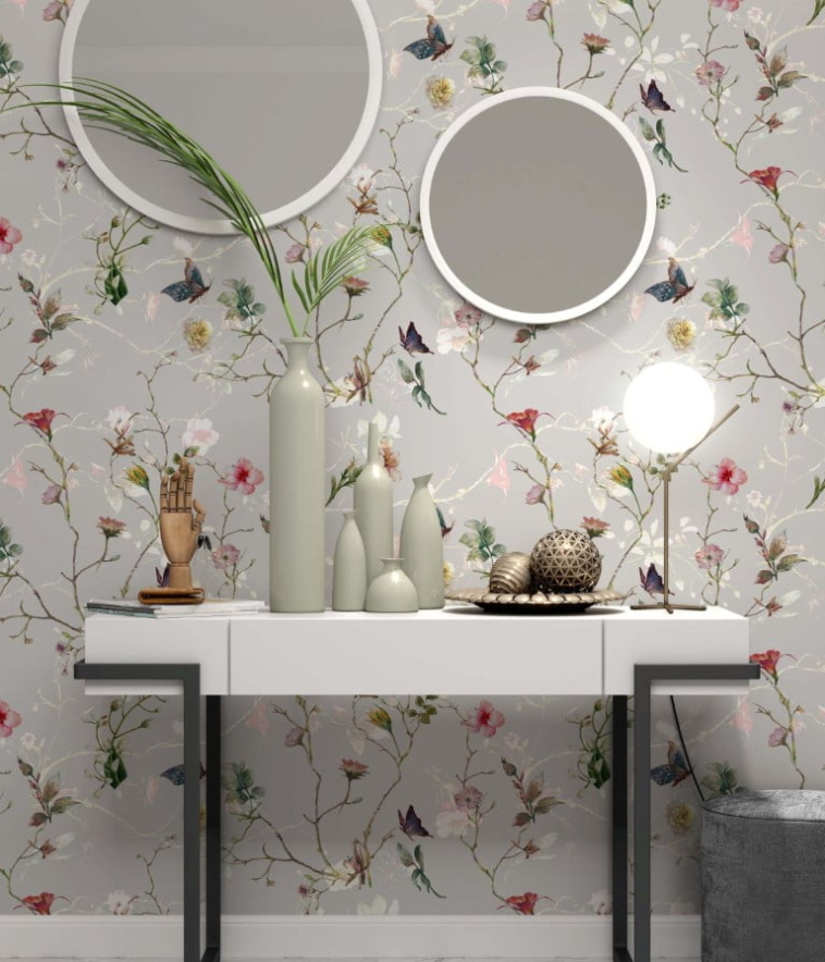 Leaves Chinoiserie Wall Murals Wallpaper