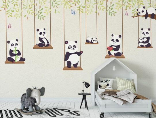 Panda Wall Murals Wallpaper