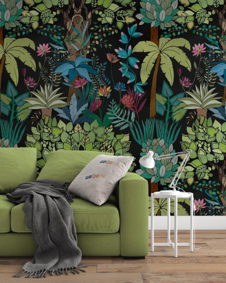 Tropical Rainforest Wall Murals Wallpaper