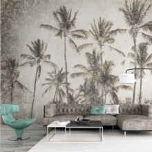 Coconut Trees Wall Murals Wallpaper