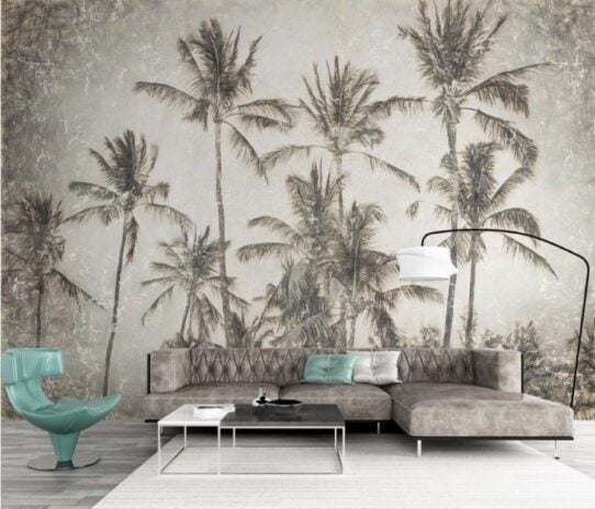 Coconut Trees Wall Murals Wallpaper
